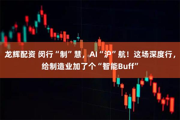 龙辉配资 闵行“制”慧,AI“沪”航!这场深度行,给制造业加了个“智能Buff”